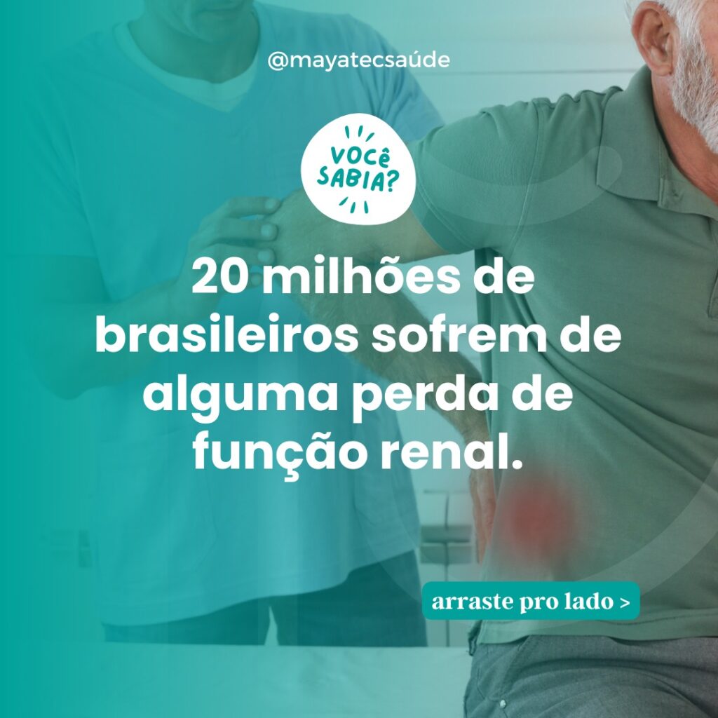 <strong>20 milhões de brasileiros têm alguma perda de função renal</strong>